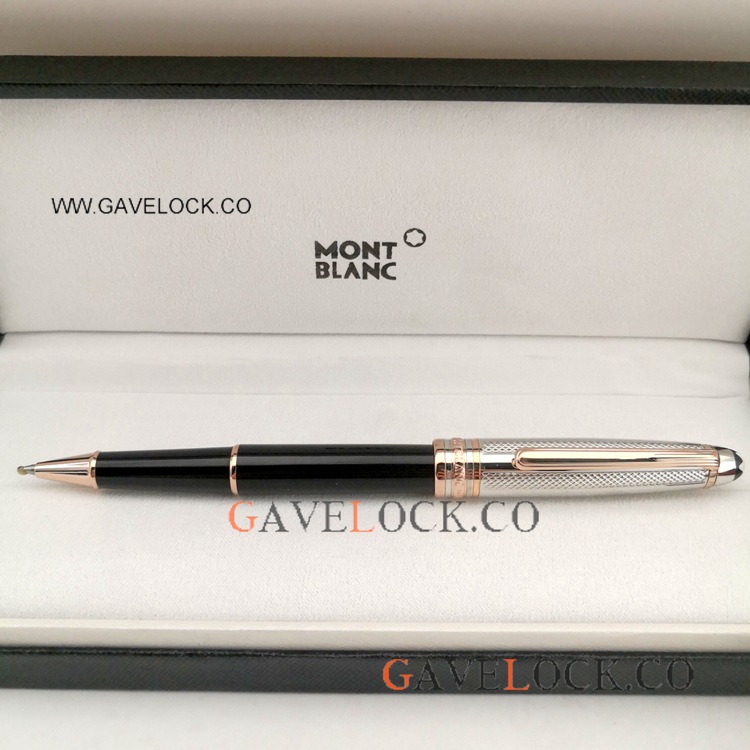 Best Quality MontBlanc 163 Meisterstuck Rollerball Pen Rose Gold Trim
